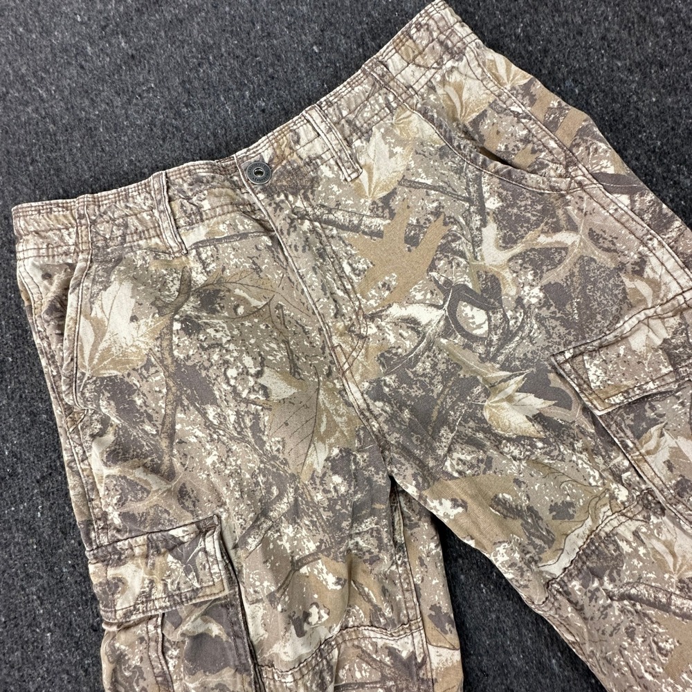 Aeropostale Baggy Cargo Pants Mens Small S Camo Real Tree Utility Streetwear 614